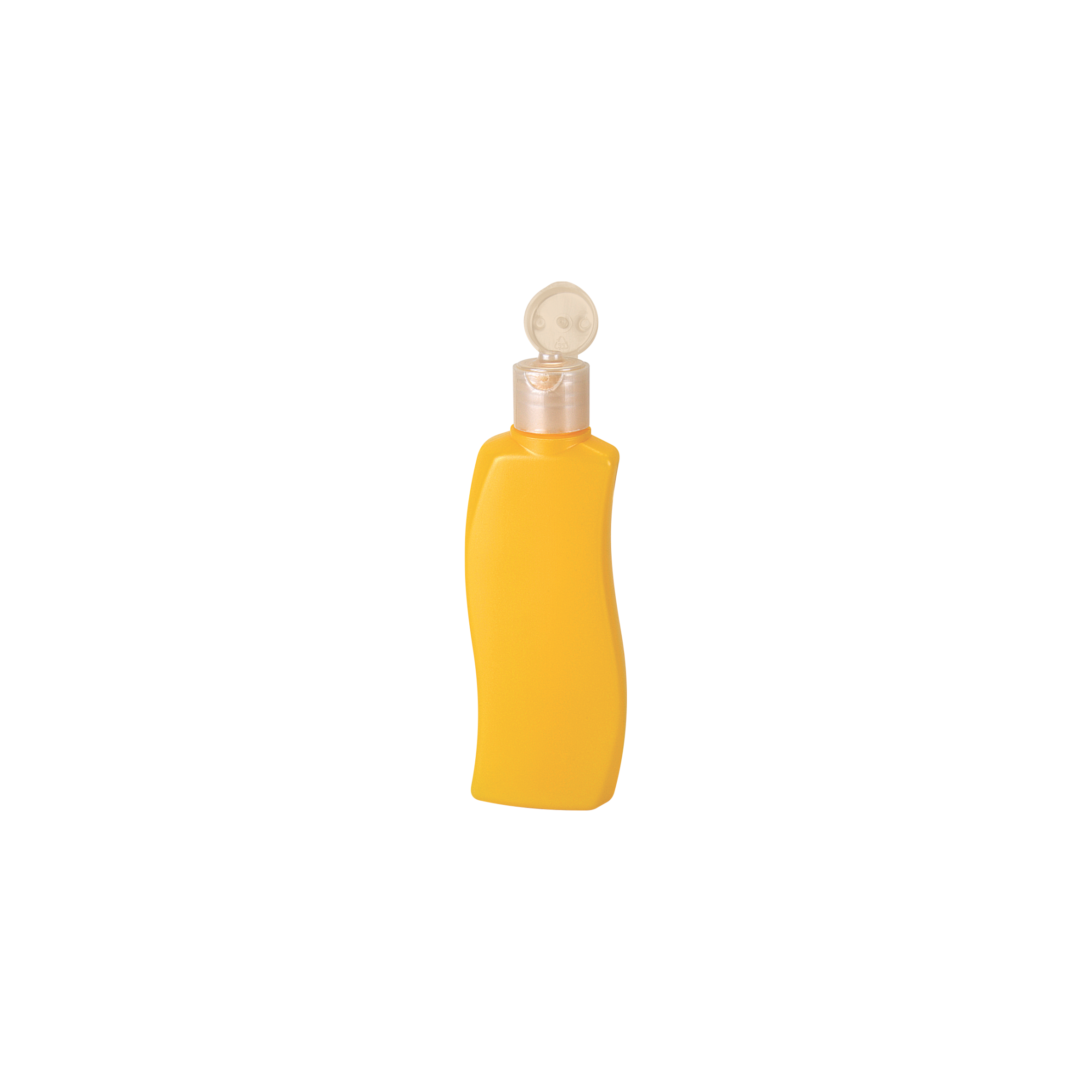 105ml hdpe bottle with flip top cap