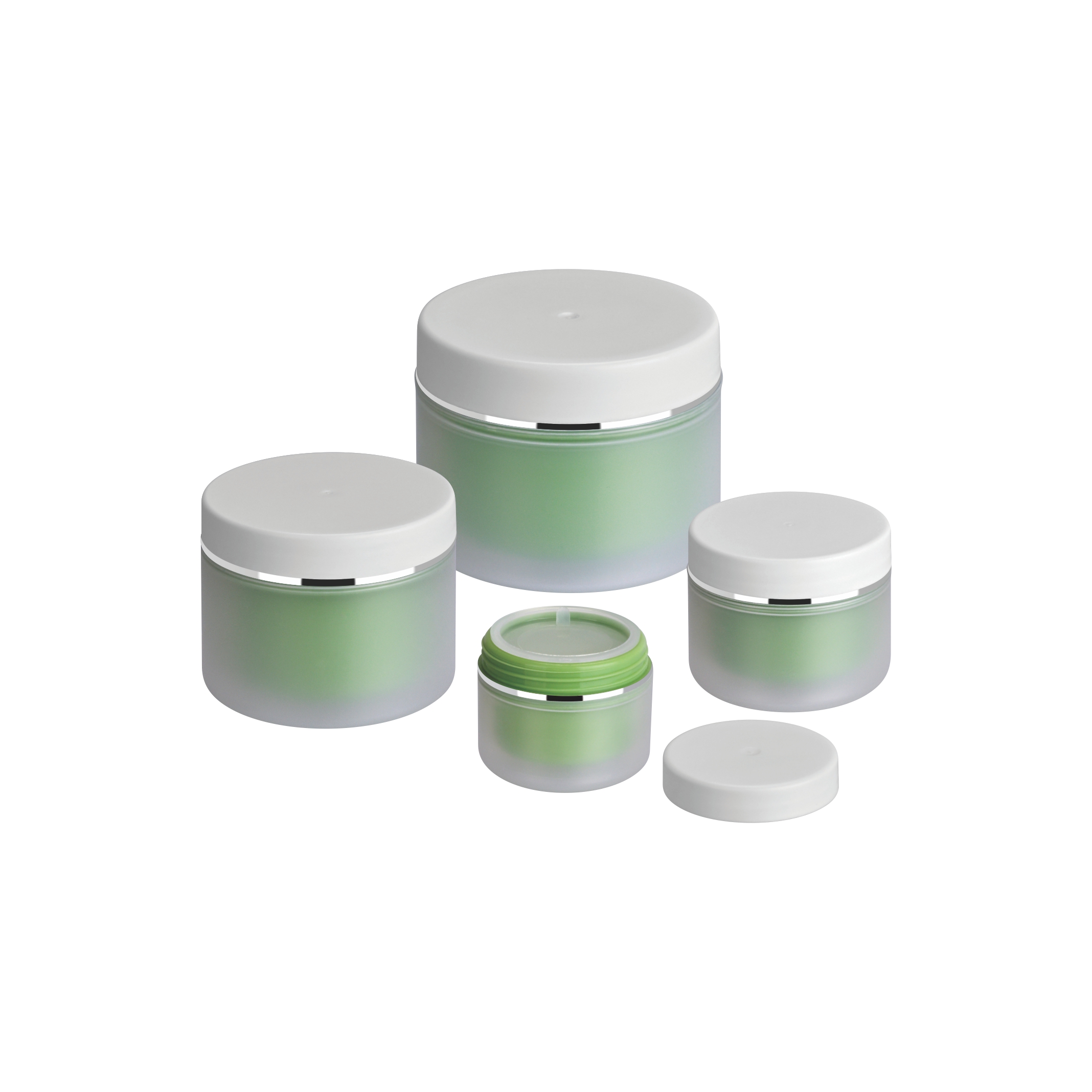 67ml capacity cream jar with pink color