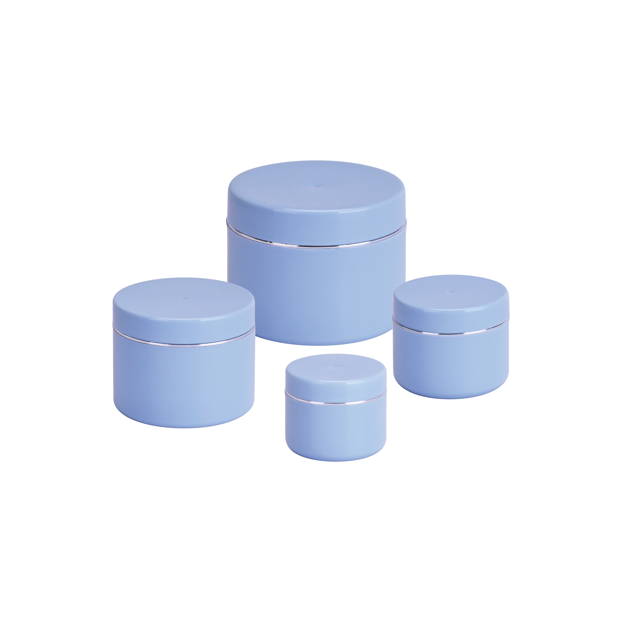 127ml capacity cream jar with yellow color