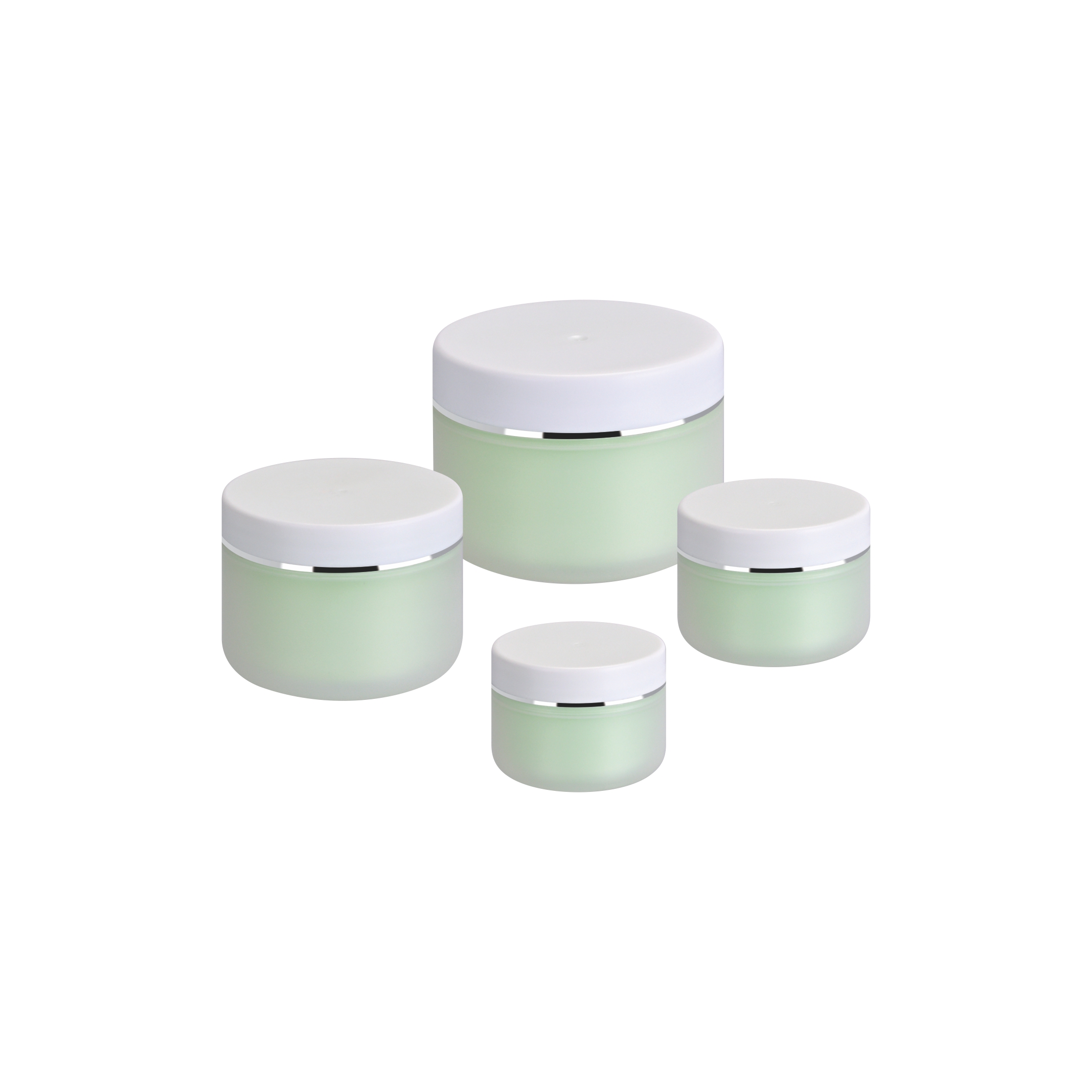 300ml capacity cream jar with pink color