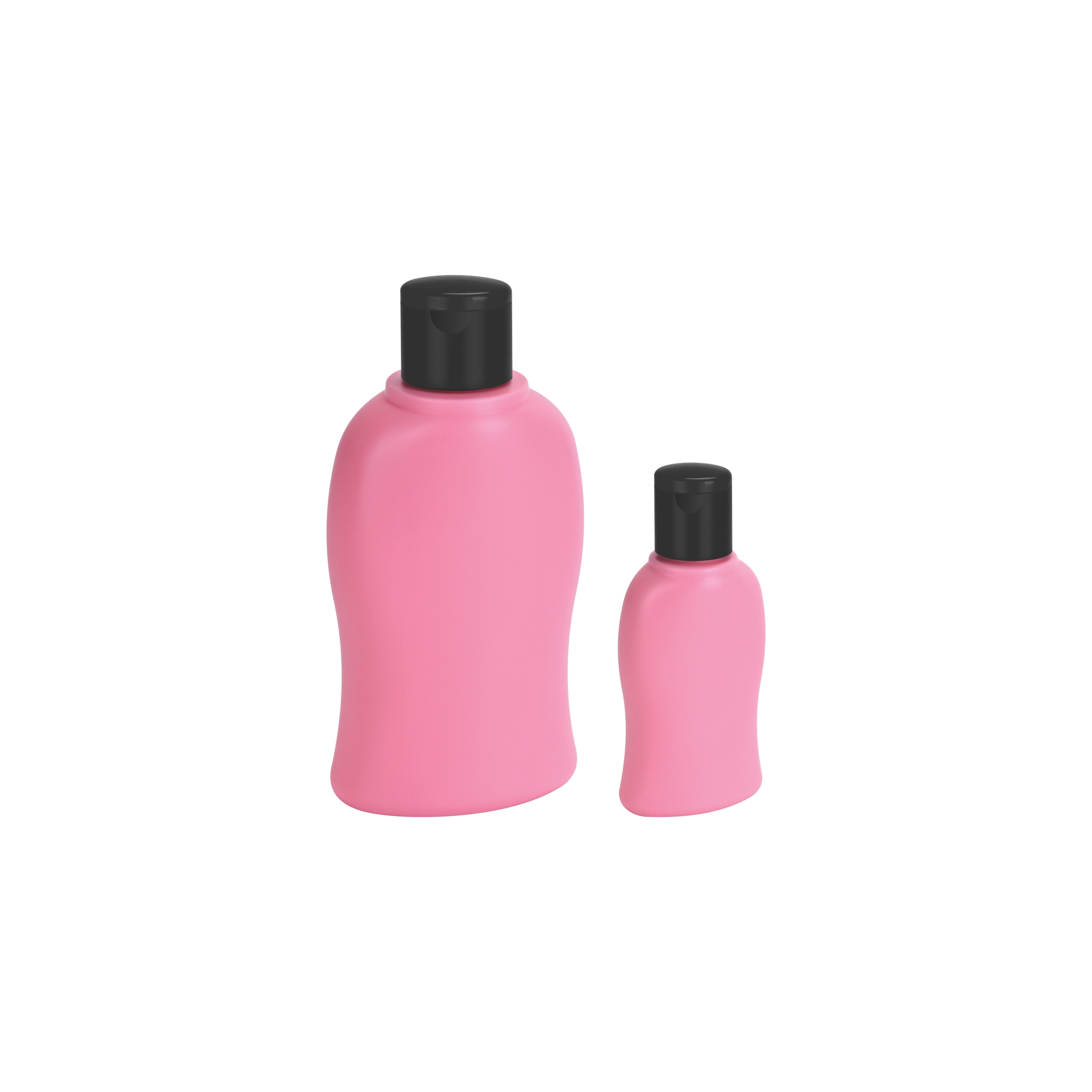250ml hdpe bottle with flip top cap