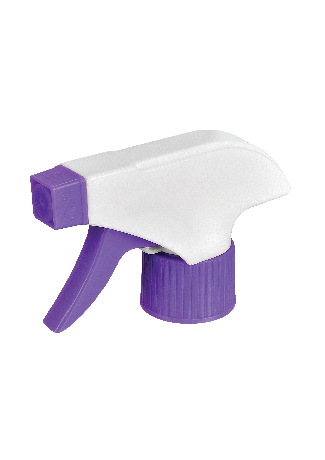 trigger pump in white/purple color