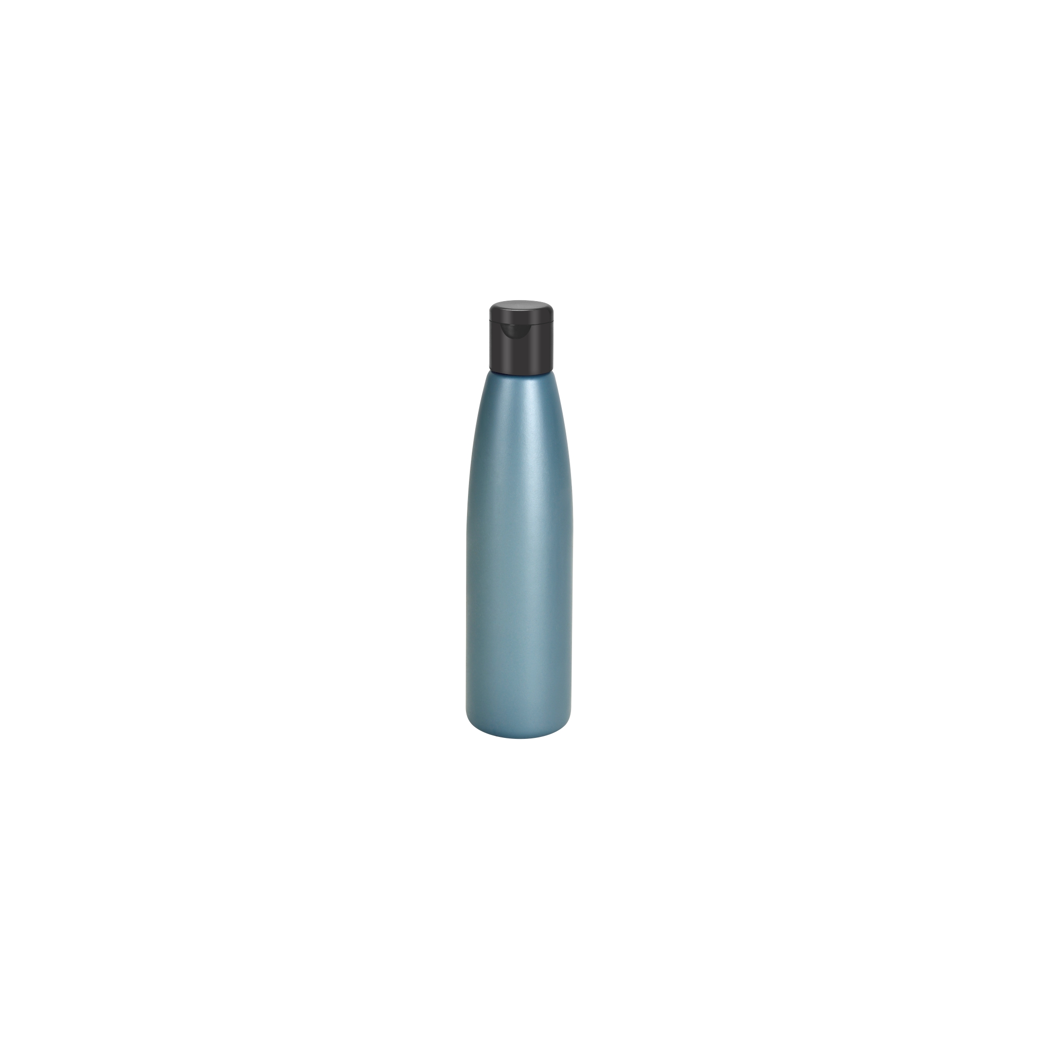 110ml round hdpe bottle with fliptop cap